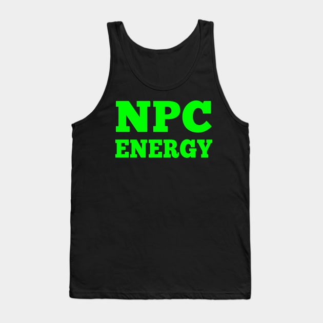 NPC Energy Tank Top by Geoji 